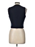 Lucy Paris 100% Polyester Black Blue Sleeveless Blouse Size L (estimated) - photo 2