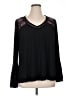 Style&Co Black Long Sleeve Blouse Size 1X - photo 1