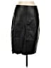 Express 100% Polyurethane Black Faux Leather Skirt Size 6 - photo 1