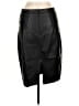 Express 100% Polyurethane Black Faux Leather Skirt Size 6 - photo 2