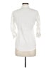 Theory Ivory 3/4 Sleeve Button-Down Shirt Size M - photo 2