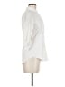 Theory Ivory 3/4 Sleeve Button-Down Shirt Size M - photo 4