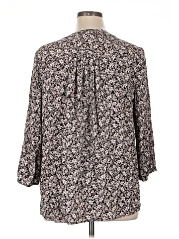 St. John's Bay 3/4 Sleeve Blouse (view 2)