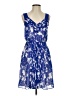 Gap Outlet 100% Polyester Graphic Blue Cocktail Dress Size S - photo 1