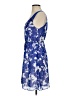 Gap Outlet 100% Polyester Graphic Blue Cocktail Dress Size S - photo 5