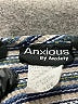 Anxiety Stripes Blue Short Sleeve Henley Size L - photo 7