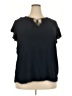 Style&Co 100% Viscose Black Short Sleeve Top Size XXL - photo 1