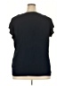 Style&Co 100% Viscose Black Short Sleeve Top Size XXL - photo 2