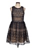 Francesca's 100% Polyester Blue Cocktail Dress Size L - photo 1