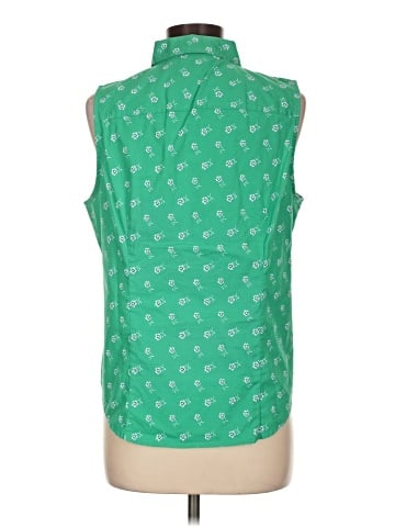J.Crew Factory Store Sleeveless Button-Down Shirt (view 2)