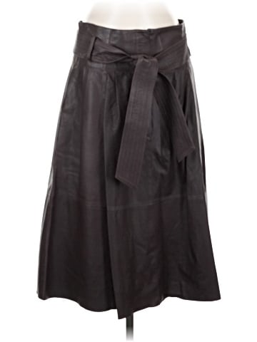 Desa Collection Leather Skirt (view 1)