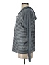 Paper Denim & Cloth Stripes Solid Gray Pullover Sweater Size Lg (3) - photo 5
