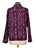 Basic Editions 100% Polyester Print Purple Jacket Size L - photo 2