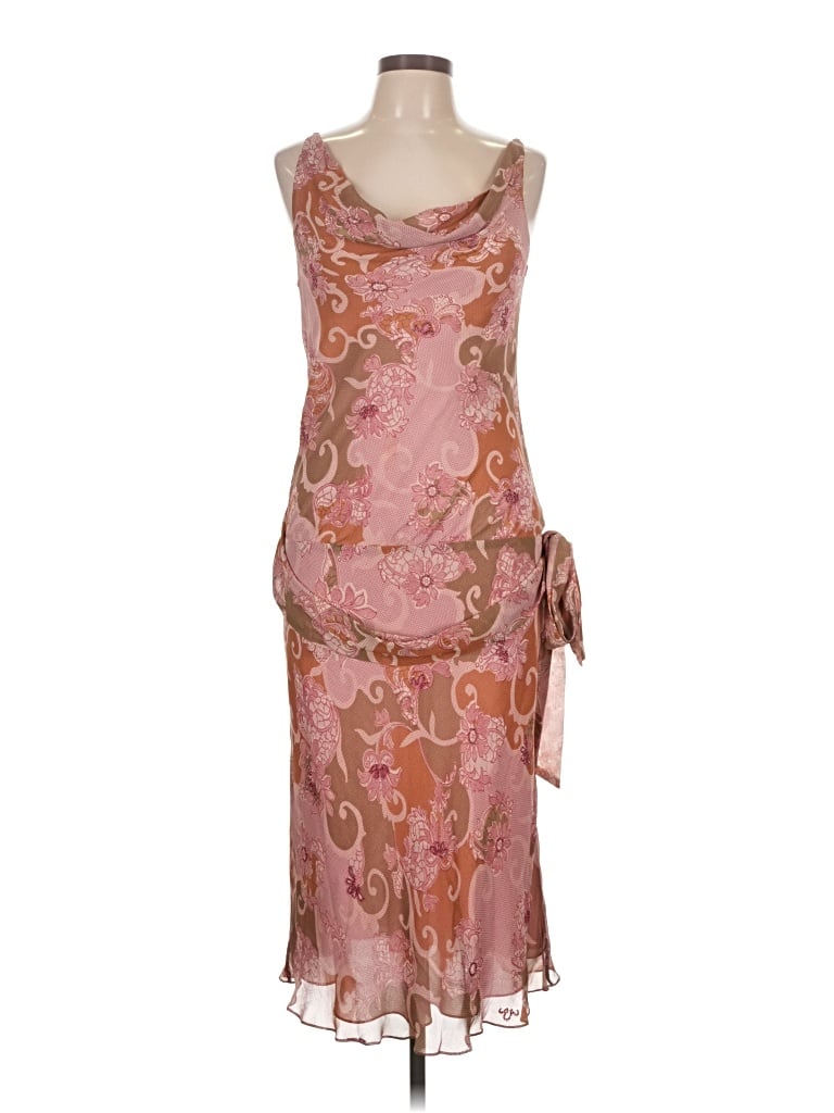 Pre-owned Nicole Miller Collection Cocktail Dress In Pink