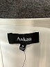 AaKaa 100% Polyethylene Metallic Ivory Jumpsuit Size S - photo 4