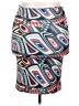 Unbranded Print Blue Casual Skirt Size XXL - photo 1
