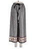 Assorted Brands Print Black Casual Pants Size S - photo 1