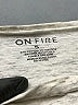 ON FIRE Silver Short Sleeve T-Shirt Size S - photo 7