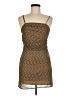Forever 21 100% Polyester Chevron-herringbone Brown Cocktail Dress Size M - photo 1