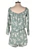 AaKaa 100% Rayon Floral Green Romper Size S - photo 2
