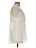 Black Rainn Ivory Sleeveless Blouse Size L - photo 4