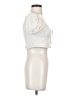 Stradivarius Ivory Short Sleeve Top Size 4 - photo 4