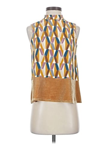 Zara W&B Collection Sleeveless Blouse (view 1)