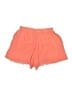 Elan 100% Viscose Solid Orange Shorts Size M - photo 2