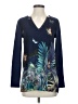 Akemi + Kin Blue Long Sleeve Blouse Size XS - photo 1