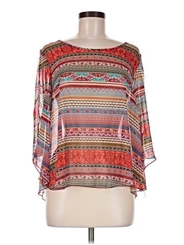 Romeo & Juliet Couture 3/4 Sleeve Blouse (view 1)