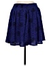 Fossil 100% Polyester Blue Casual Skirt Size M - photo 2