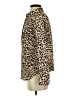 1901 100% Cotton Animal Print Tan Long Sleeve Blouse Size XS - photo 5