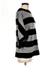 Tory Burch 100% Wool Stripes Black Poncho Size M - photo 4