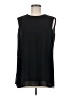 Uniqlo 100% Polyester Black Sleeveless Blouse Size M - photo 1