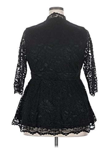 Kiyonna 3/4 Sleeve Blouse (view 2)