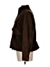 Avec Les Filles 100% Polyester Solid Brown Coat Size L - photo 5