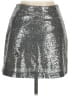 Gap 100% Polyester Metallic Silver Formal Skirt Size 6 - photo 1
