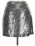 Gap 100% Polyester Metallic Silver Formal Skirt Size 6 - photo 2