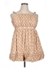 Assorted Brands 100% Rayon Polka Dots Tan Casual Dress Size 16 (estimated) - photo 1