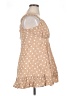 Assorted Brands 100% Rayon Polka Dots Tan Casual Dress Size 16 (estimated) - photo 4