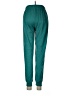 Unbranded 100% Polyester Solid Teal Track Pants Size M - photo 2