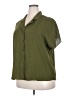 Maurices 100% Polyester Green Short Sleeve Blouse Size XXL - photo 1