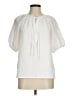 Mo-Ka Ivory Short Sleeve Blouse Size M - photo 1