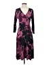 CAbi Print Purple Cocktail Dress Size S - photo 1