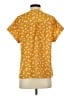 Daniel Rainn 100% Polyester Yellow Short Sleeve Blouse Size S - photo 2