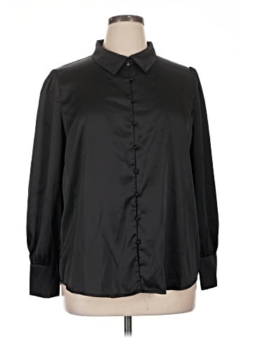 Allegra K Long Sleeve Blouse (view 1)