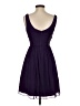 J.Crew 100% Polyester Solid Purple Cocktail Dress Size 4 Petite - photo 2