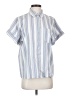 Universal Thread Stripes Blue Short Sleeve Button-Down Shirt Size S - photo 1