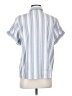 Universal Thread Stripes Blue Short Sleeve Button-Down Shirt Size S - photo 2