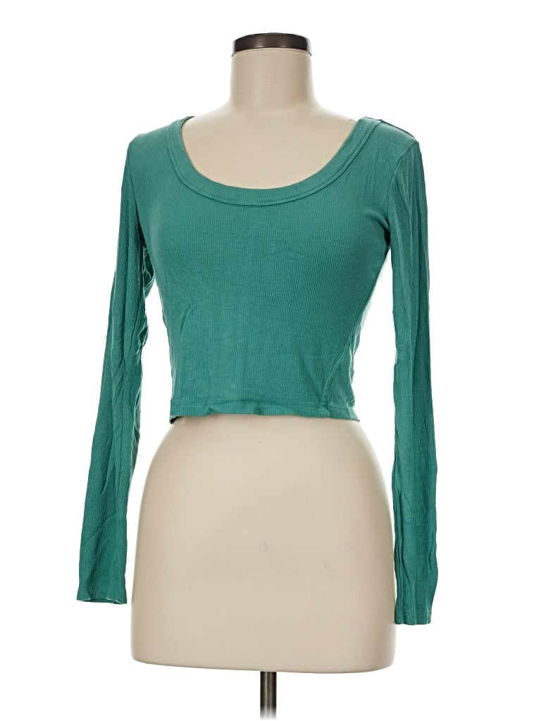 Pre-owned Universal Thread 3/4 Sleeve T-shirt In Teal